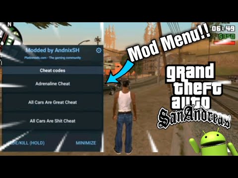 MOD MENU CLEO GTA SAN ANDREAS ANDROID 