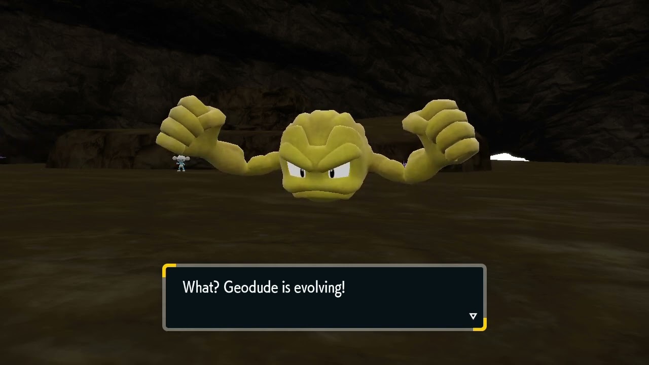 Pokemon Scarlet/Violet: Shiny Geodude evo Gravler