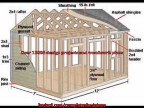 Garden Shed Plans - Download Your Free Garden Shed Plans - YouTube