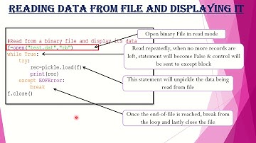 Introduction to Binary file handling