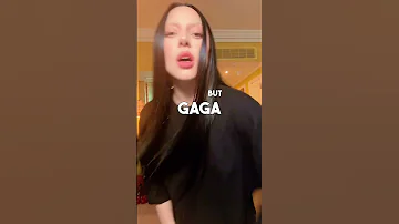 Lady Gaga Making A Fake Boomerang 