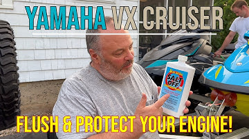 How To Flush Yamaha WaveRunner Engine with Salt Off