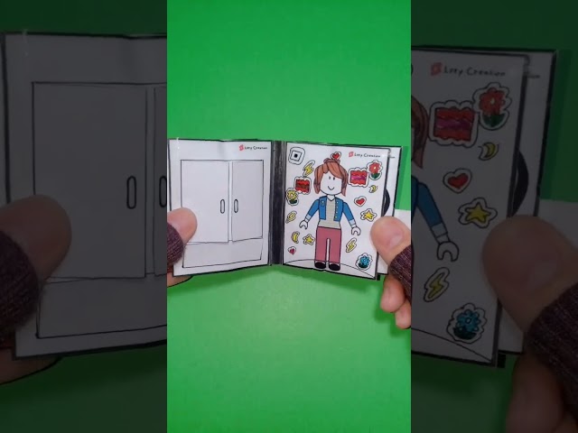 roblox quiet book paper diy #roblox #squishybook #playbook #quietbook class=