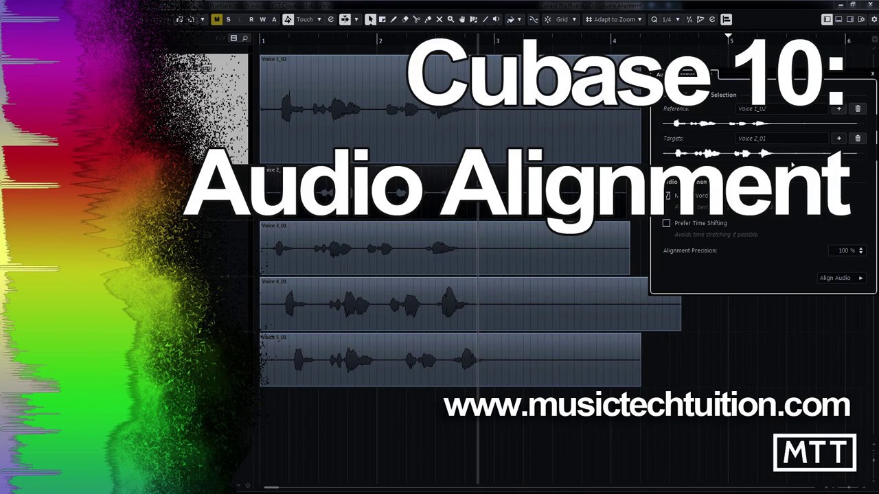 Cubase 10 Audio Alignment Youtube