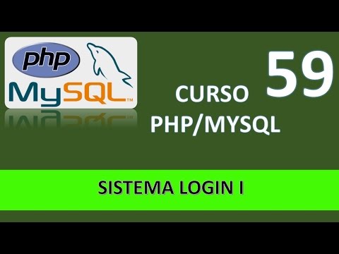 Curso PHP MySql. Sistema de login I. Vídeo 59