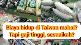 Segini harga harga kebutuhan pokok di Taiwan, Biaya hidup di Taiwan
