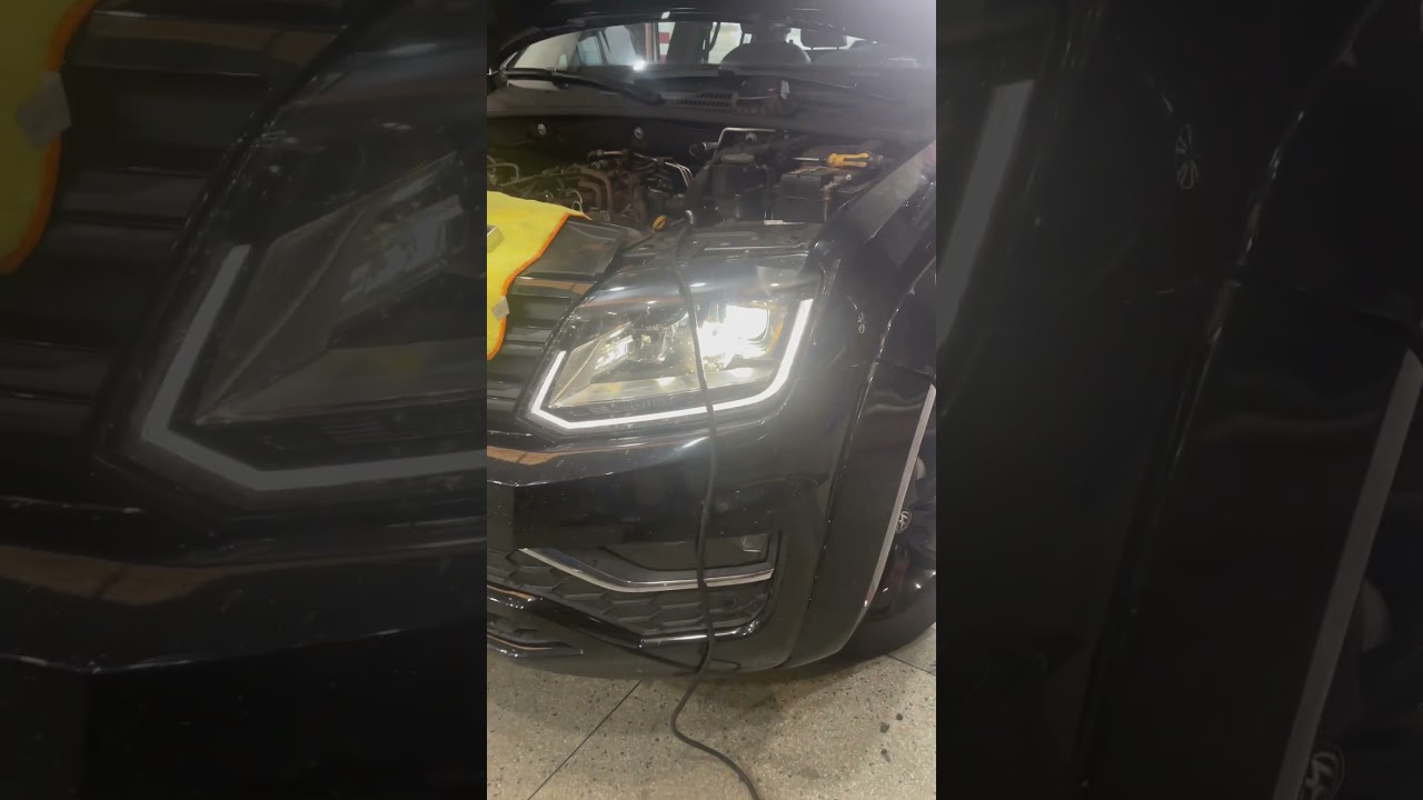 Substituição de lâmpada de xenon osram na Amaro
