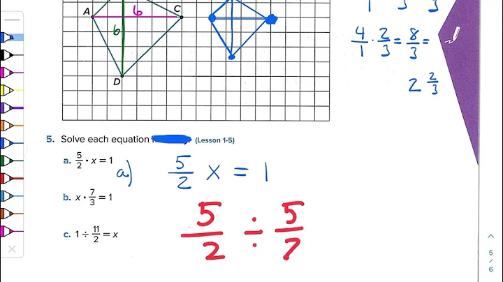 Math 7 - Unit 4 - Lesson 1 Practice