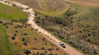 Heli chases Subaru Rally Team USA at Oregon Trail 2016 screenshot 3
