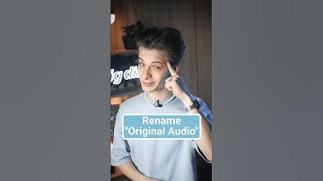 How To Rename “Original Sound” On TikTok ✅🎵