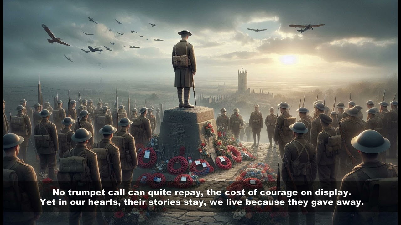 As we give thanks to the brave and the courageous LEST WE FORGET