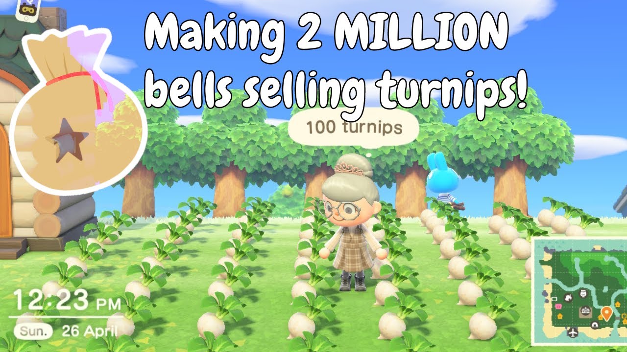 ANIMAL CROSSING NEW HORIZONS - MAKING 2 MILLION BELLS SELLING TURNIPS