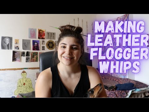 Floggers and Whips out of Leather for Handbag Accessories