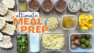 FRIDGE CLEAN OUT, GROCERY HAUL + Epic MEAL PREP | Healthy Mix-n-Match Plant Based Recipes by The Conscientious Eater 50,947 views 1 year ago 21 minutes
