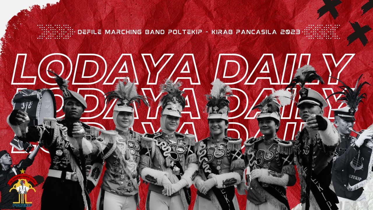 DEFILE MARCHING BAND POLTEKIP ANGKATAN 55  KEMENKUMHAM CANKA LODAYA KARYA DHIKA - KIRAB PANCASILA