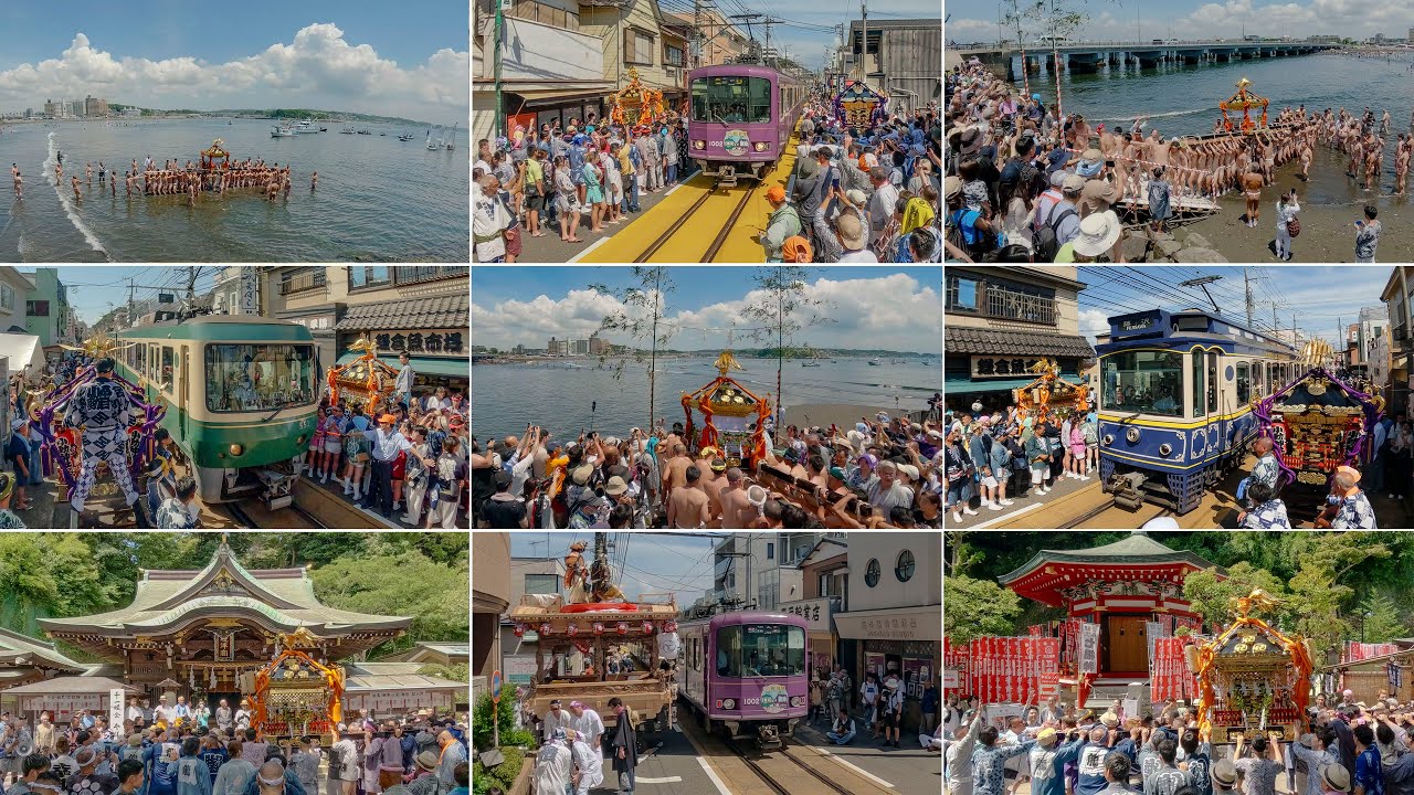 [ 4K UHD ] 江の島天王祭（神幸祭） 2025 Enoshima Tenno Festival in Kanagawa