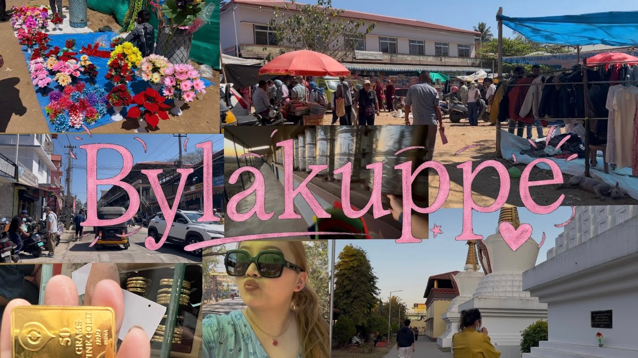 Camp 1: Tibetan market | Bylakuppe Golden Temple | Kushalnagar | India vlog day 2