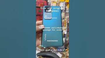 Vivo v30 original backpanel | vivo v30 original backdoor | vivo v30 glass change | vivo v30 repair