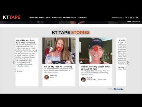 VideoPeel Testimonial Video by KT Tape