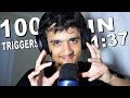 ASMR 100 TRIGGERS IN 1:37