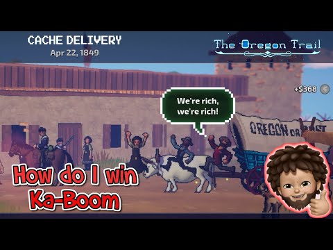 The Oregon Trail - Full Walkthrough of Ka-Boom | How do I win this level without Elizabeth