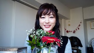 新井恵理那、簡単に自宅でお花のある暮らしを提案　セント・フォースの人気アナウンサーが紹介　「花キューピットの“おはなじかん”」