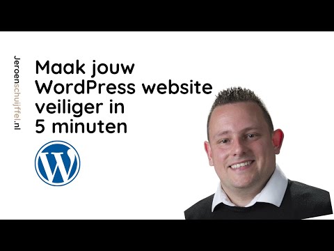 Maak jouw Wordpress website veiliger binnen 5 minuten