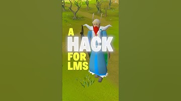 A hack for LMS… 👾🕹️ #oldschoolrunescape #osrs