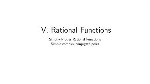 Inverse Laplace Transform - Complex Conjugate Poles