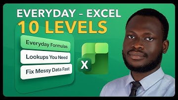Levels 1–5 EXCEL -  Every Accountant Should Know