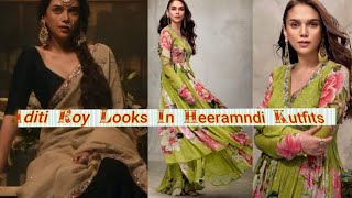 Aditi Rao Haidri Looks Dress In Heeramndi | Heeramandi Aditi Roy Kapron ke Design