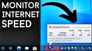 Net Speed Monitor For Windows 10 (Free) screenshot 5