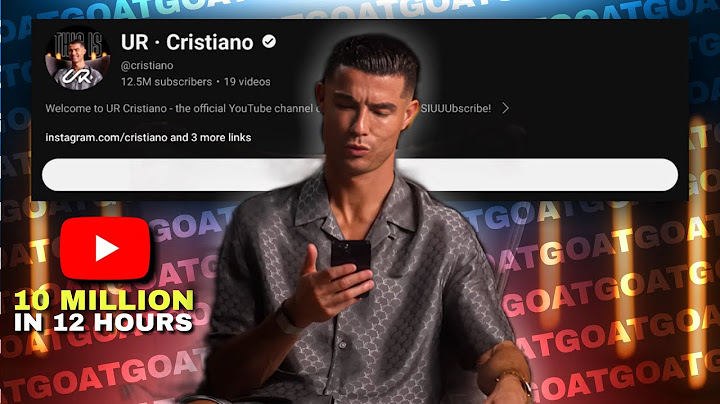 Cristiano Ronaldo's YouTube Channel Just BROKE All The Records🐐🤩