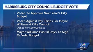 Harrisburg City Council approves budget without mayor's pay raise