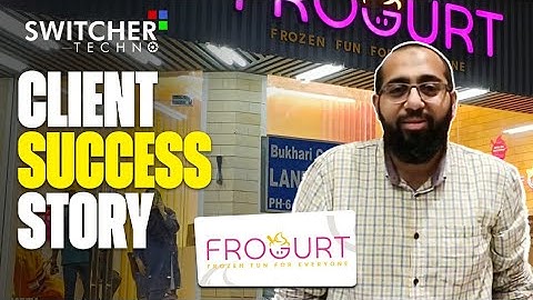 🎉 Team Switcher Techno Successful POS Deployment for Frogurt Ice Cream Shop! 🍦