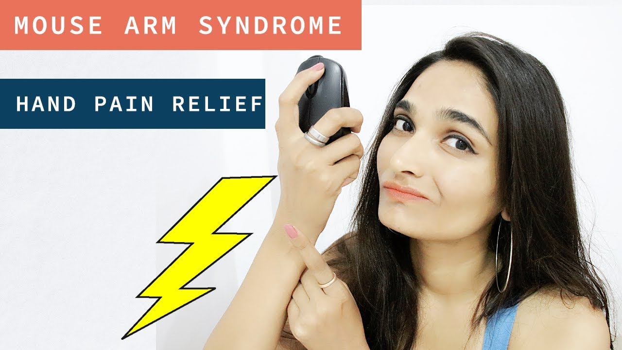 CURE HAND PAIN FROM USING COMPUTER MOUSE GAMING TYPING MOUSE ARM