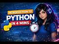 Python Tutorial for Beginners | Introduction to Python in 4 Minutes #ai #learnpython #coding #code