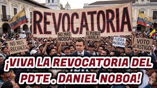 ¡Viva la revocatoria a Noboa! Mira esto.