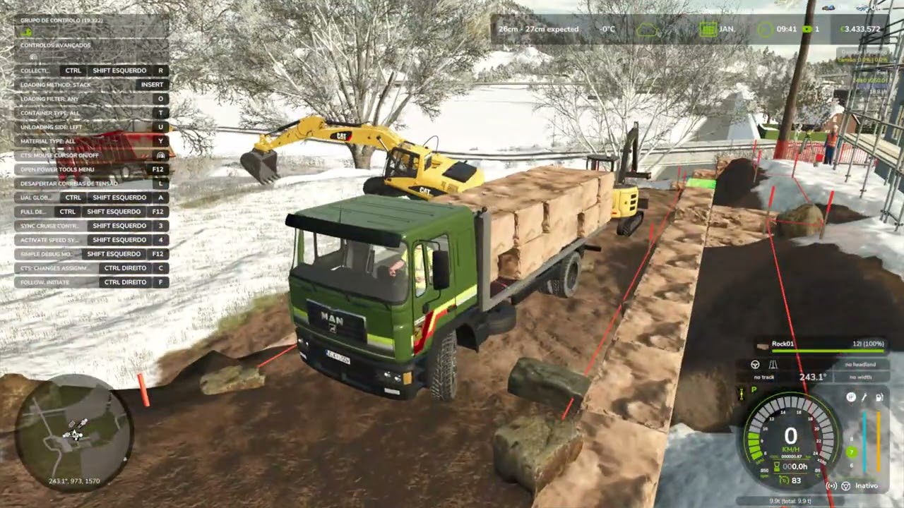 CONSTRUÇÃO #MURO #CONTENÇÃO # Farming Simulator 25