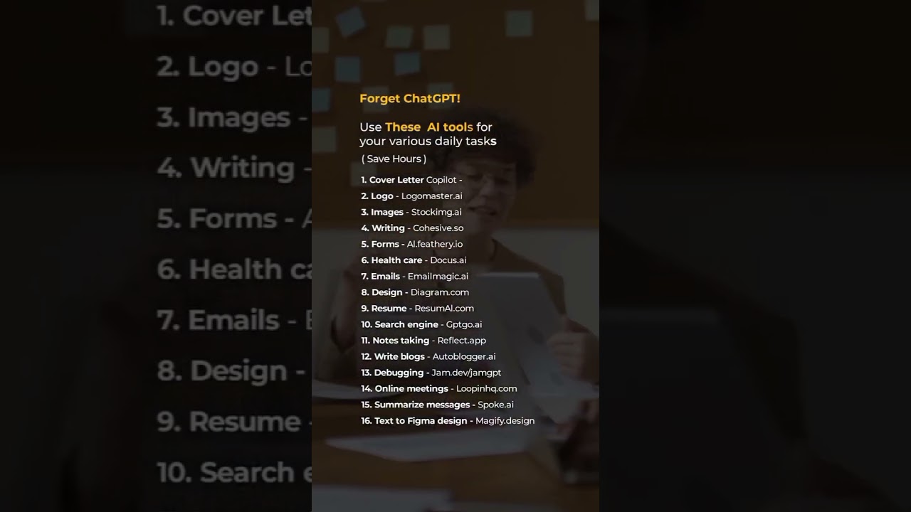 Top AI Tools for Work 