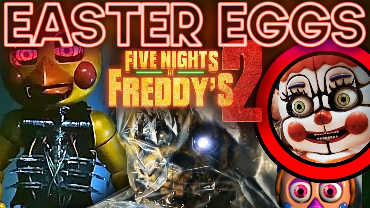 TODOS los EASTER EGGS, REFERENCIAS y SECRETOS de la PELÍCULA de FNAF 2