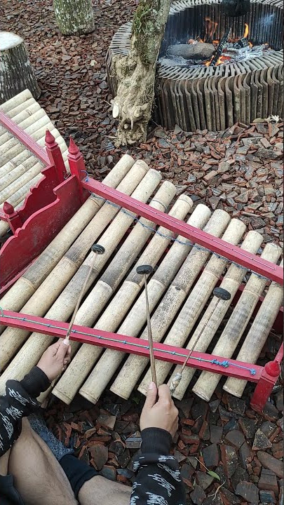 Rindik, a Balinese bamboo gamelan