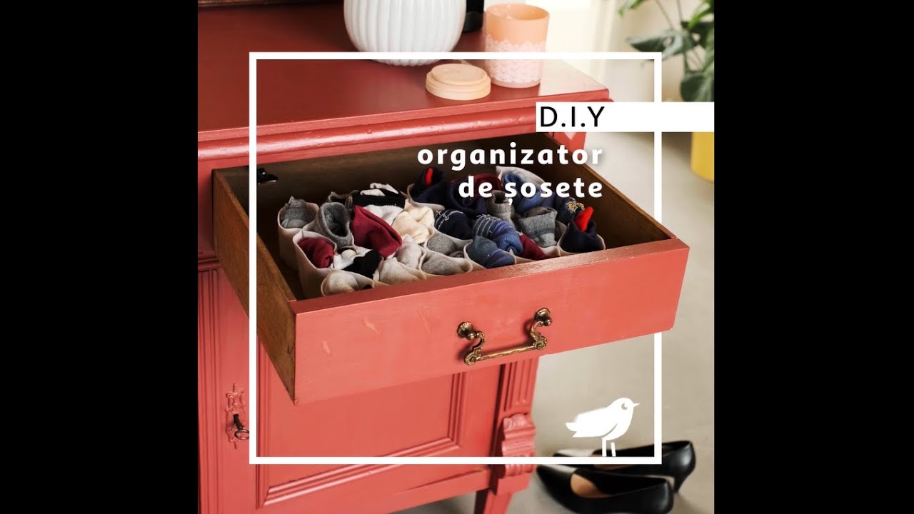 Auchan Diy: Cum se face un organizator pentru șosete