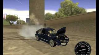 Download Realistic Car Crash Physics mod for GTA San Andreas