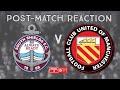 South Shields (away) Post-match reaction from Neil Reynolds, and MotM Charlie Ennis, 14th March '23