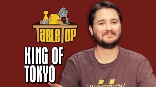 King of Tokyo: Totalbiscuit, Greg Zeschuk, Craig Benzine, and Wil Wheaton on Tabletop SE2EP4 screenshot 4