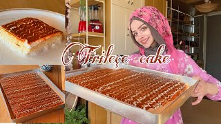 كيكة تريلتشي التركية مع صوص الكراميل، احلى كيكة trileçe cake