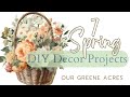 Transform thrift store items into spring decor with these 7 creative ideas diy