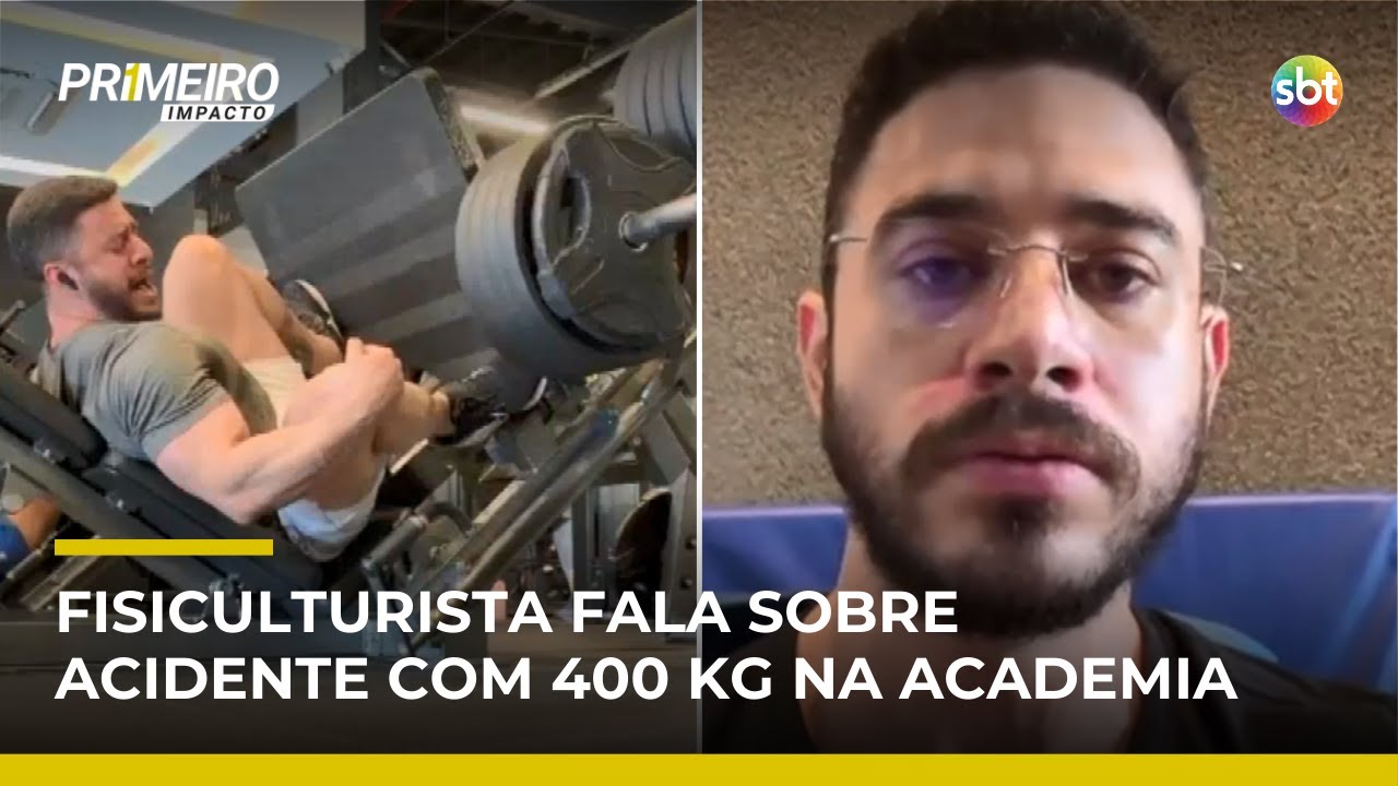 Fisiculturista Ranieri Lopes fala de recuperação após romper tendão no leg press | #PrimeiroImpacto