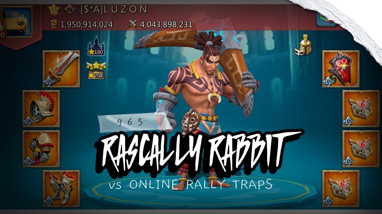 Lords Mobile - Loose RASCALLY RABBIT - YouTube